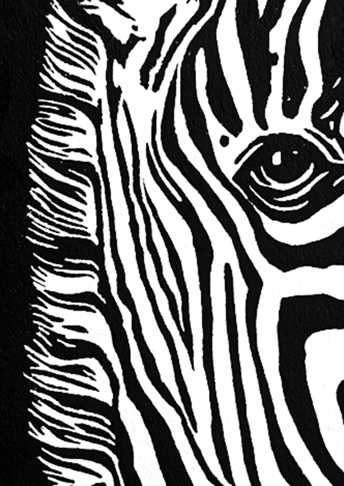Colorful zebra illustration in wpap pop art style | Premium