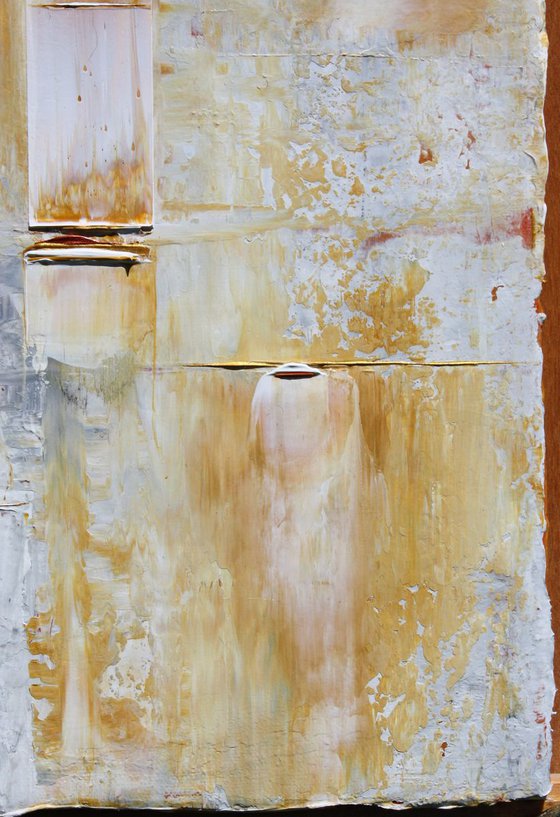 Ochre Gold Abstract Concept