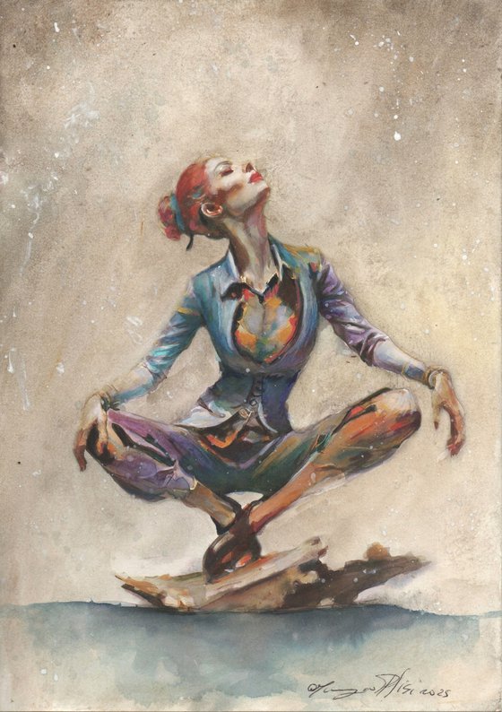 Sparks of snow in vanilla winterlude