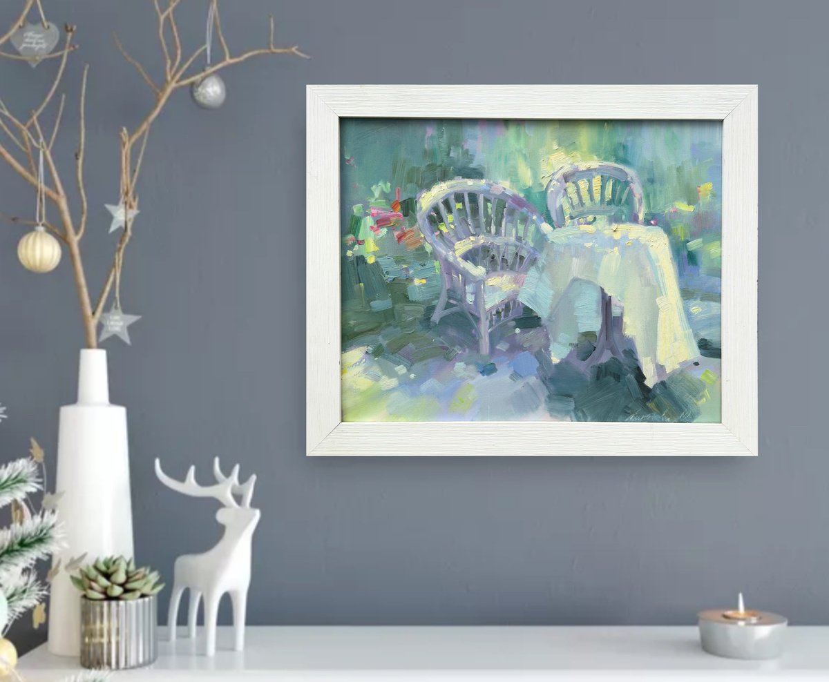 Cool Garden By Olha Laptieva, 23 X 19, Artwork For Sale On Artfinder