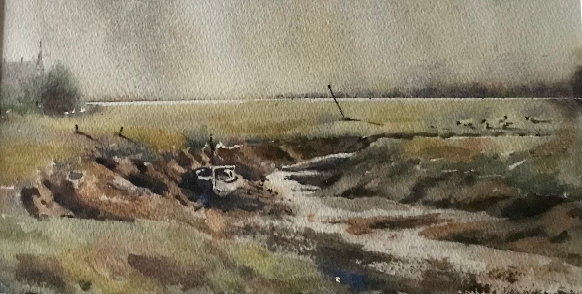 Penclawdd Saltmarshe by Vicki Washbourne