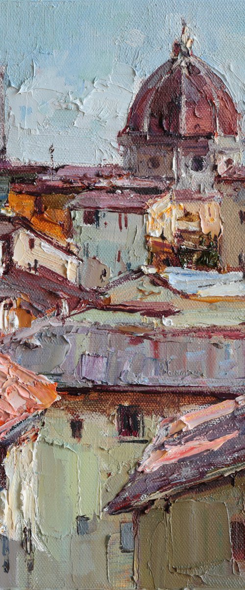 RESERVED - Rooftops of Florence by Anastasiia Valiulina