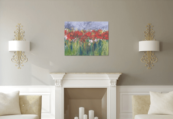 An English Country Garden 6 (Large Painting)