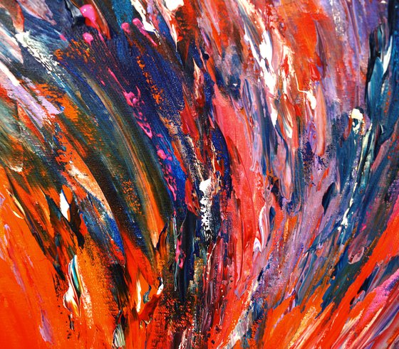 Red Energy Abstraction  XXL 1