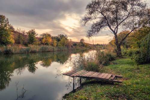Ingulets River, Ukraine. by Vlad Durniev