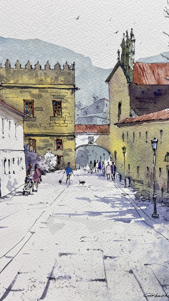 Streets of Galicia, Spain