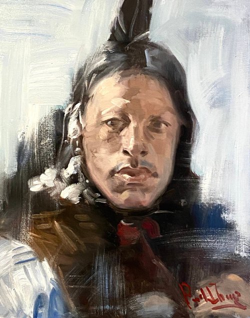 Native American Indian Man No.62 by Paul Cheng
