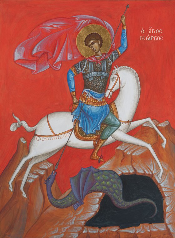 Saint George and the dragon