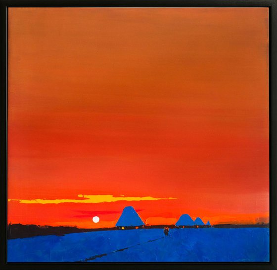 Orange sky