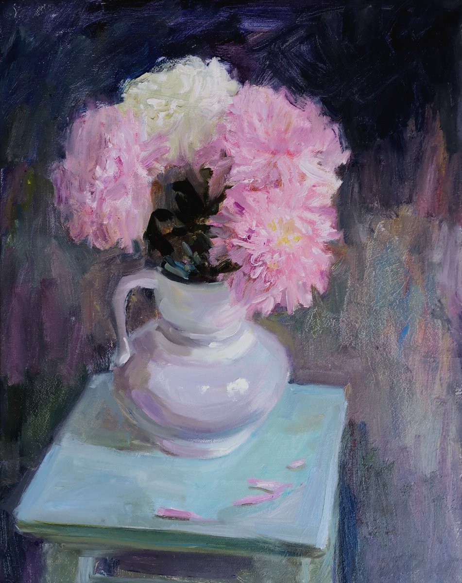 Lush chrysanthemums by Olga Samar