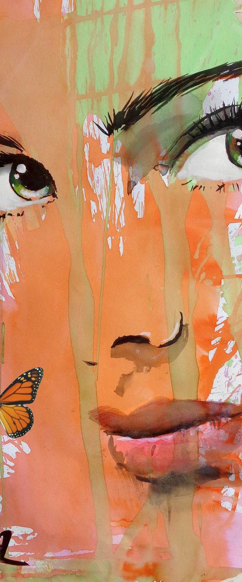 ORANGES N GREENS by Loui Jover
