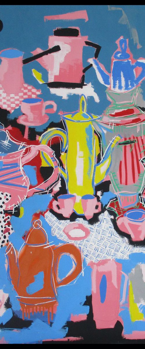 TEA 130 X 130 CM / 51,18 х 51,18 inch by V. Lishko