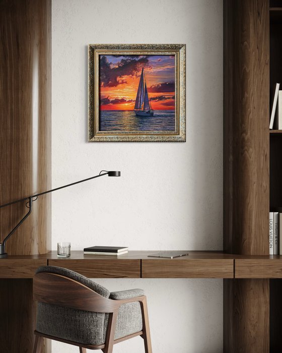 Through the Flames of Sunset