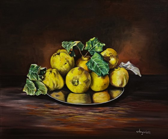 Still life with quinces