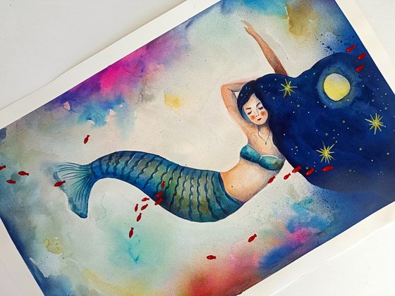 Moon in Her Hair