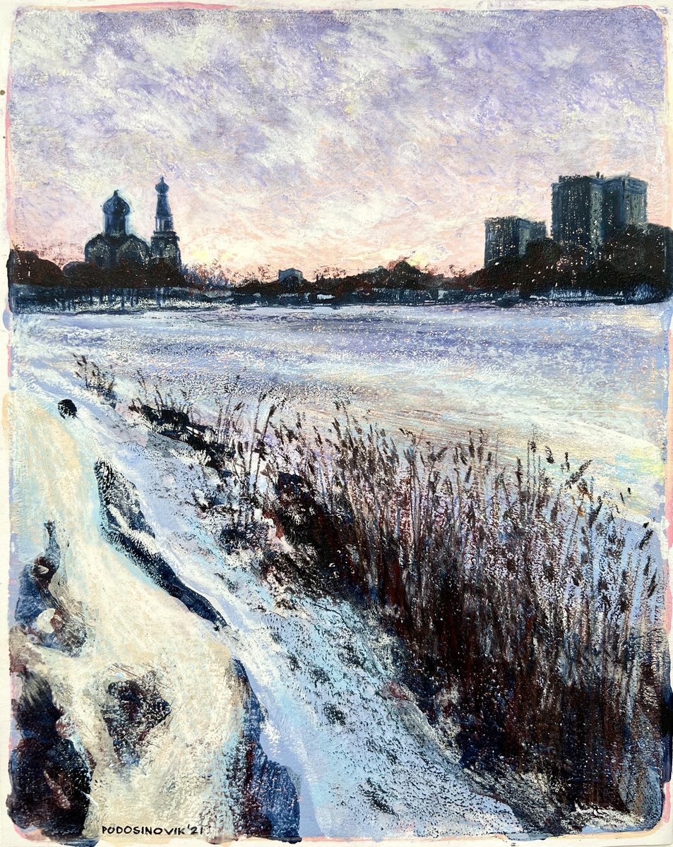 Lake view, winter by Sasha Podosinovik
