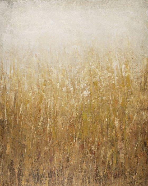 Summer Gold 210219, minimalist abstract earth tones
