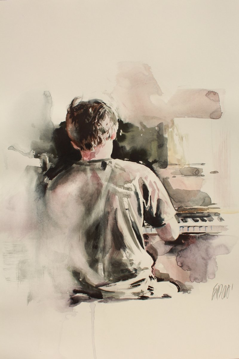 On the piano 2 by Boyana Petkova