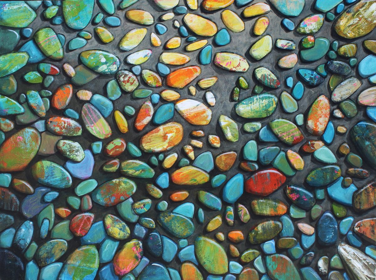 Glinting In The Sun By Sage Mountain Studio, 40 X 30, Artwork For Sale On Artfinder