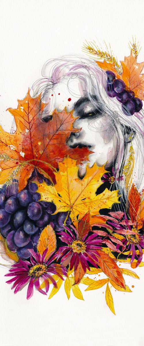 Autumn Woman by Doriana Popa