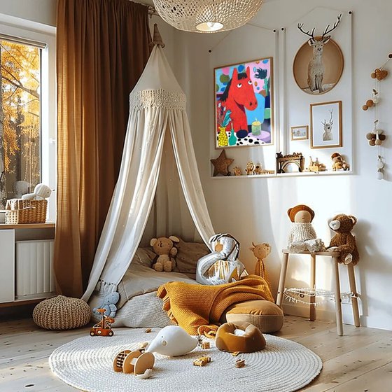 Still Life with a Red Horse