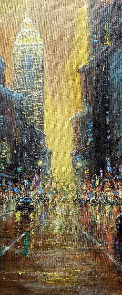 New York City in Rain2 by Vishalandra Dakur