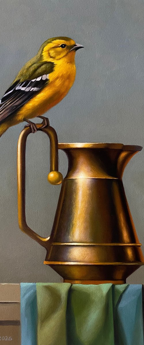 Songbird on Copper by Ara Gasparian