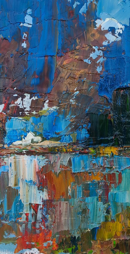 Landscape with a river by Artstuff