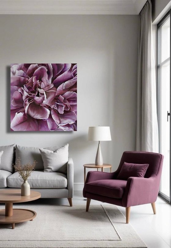 Velvet Purple Flower