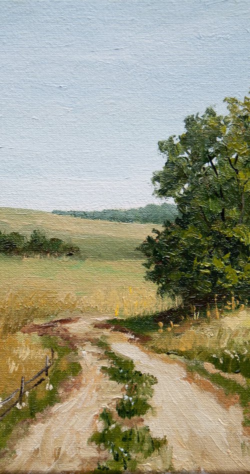 Country Landscape. by Tetiana Vysochynska