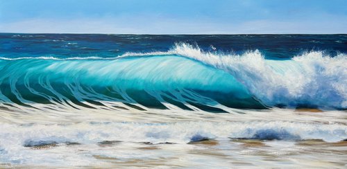 Turquoise Beach Wave III by Catherine Kennedy