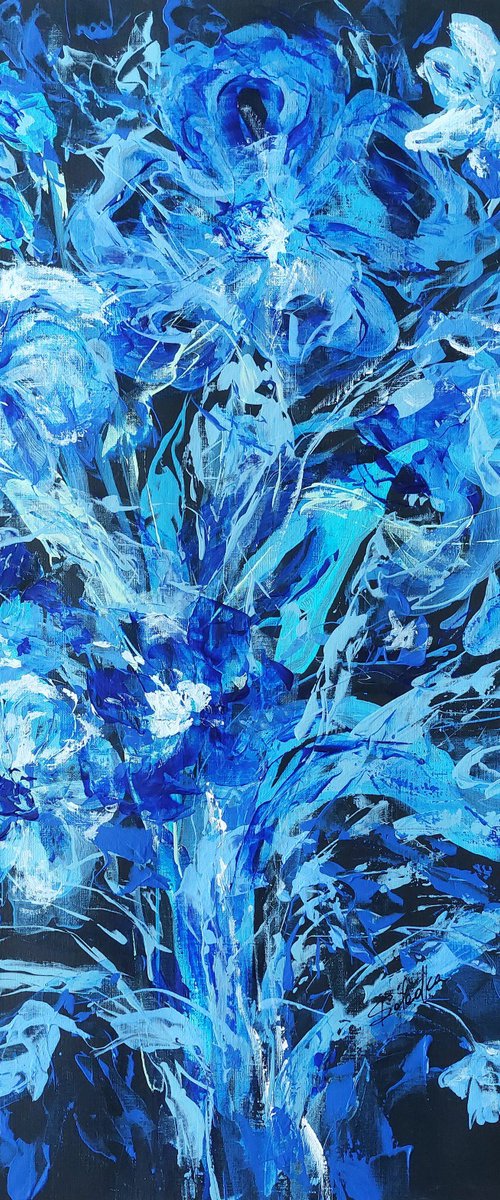 Garden in Blue 5 by Katia Solodka