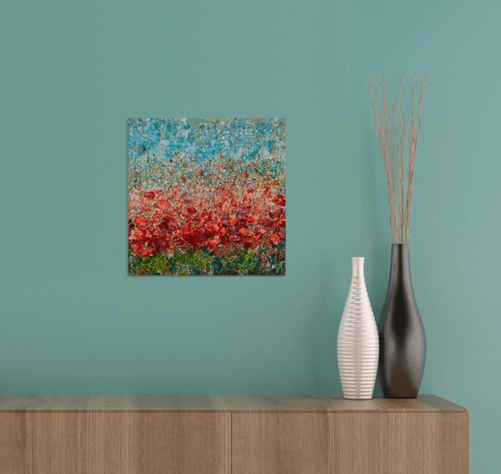 Field of Spring Poppies by @OLenaArt