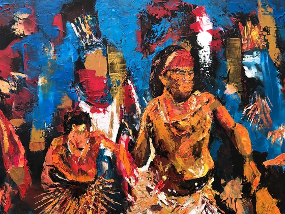 African Tribal Dancers