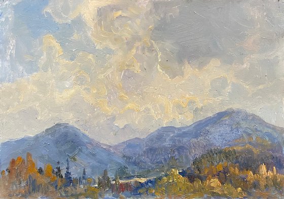Light Above the Mountain Clouds