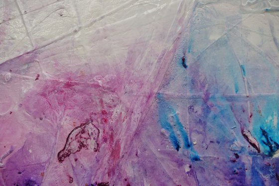 In The Bouquet 240cm x 100cm Huge Colourful Texture Abstract Art