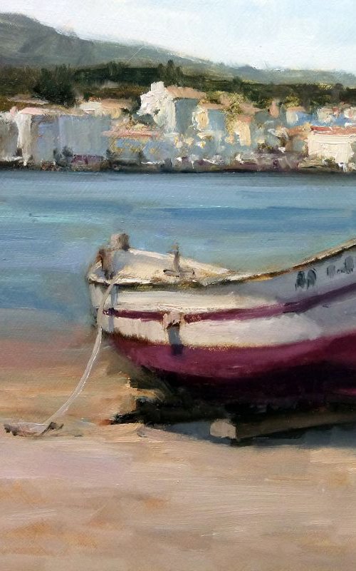 Small Fishing Boat near Cassis by Pascal Giroud