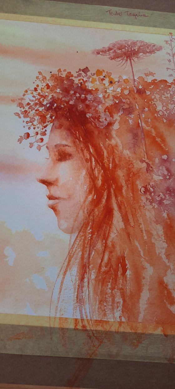 Dreaming Deer - Original Watercolour Painting