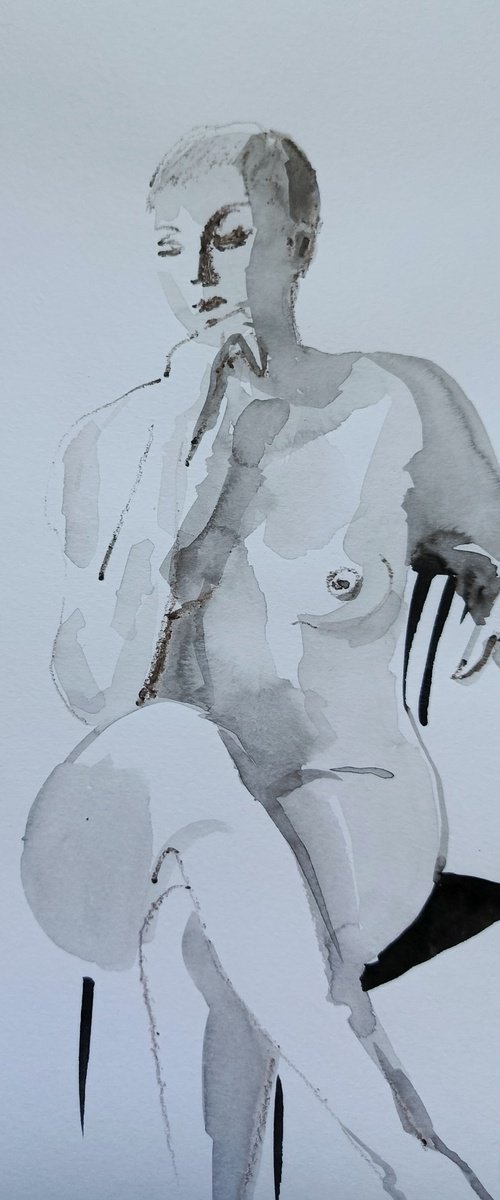 Nude sketch 04-11-2 by Oxana Raduga