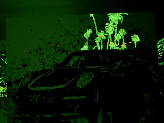 Porsche night Drive in Paradise