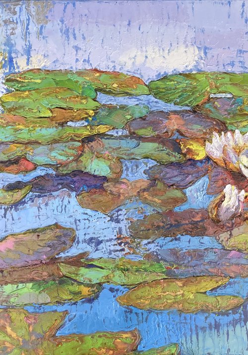 Water lilies. by Andriy Vutyanov