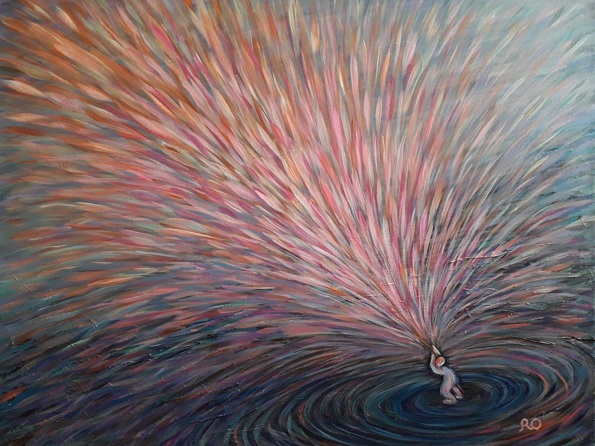  Happiness By Olga Rokhmanyuk | Roartus, 30 X 24, Artwork For Sale On Artfinder