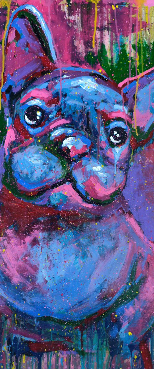 French bulldog by Eugene Gorbachenko