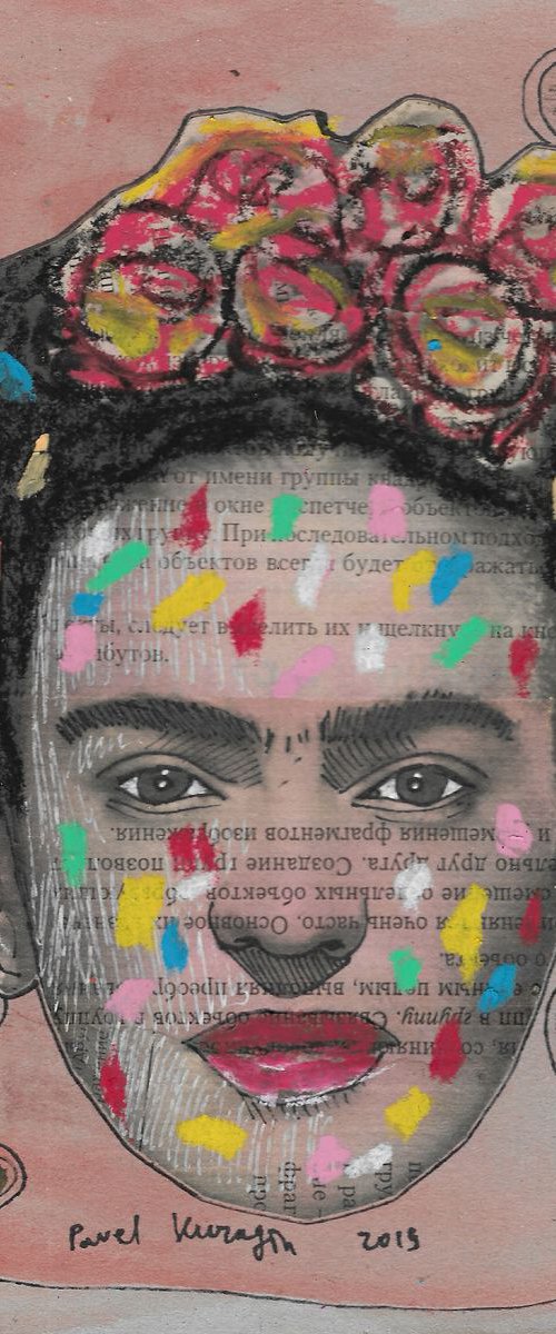 Portrait of Frida Kahlo #53 by Pavel Kuragin