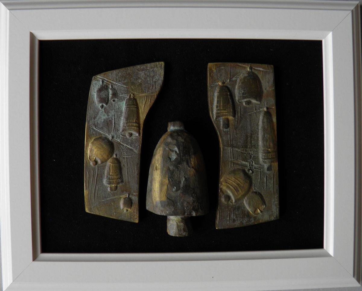 Still Life Relief By Petq Popova, 12 X 9", "Chans", Original Artwork