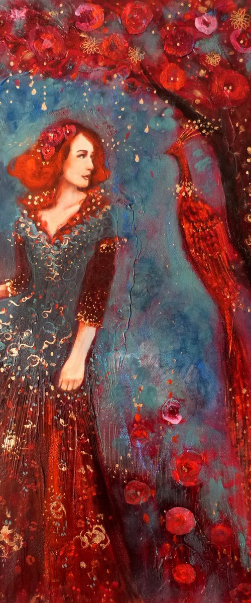 "On the edge of the red world." by Loetitia Pillault