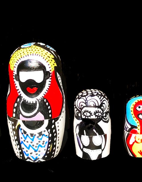Set of Russian Dolls by Georgia  Sawers