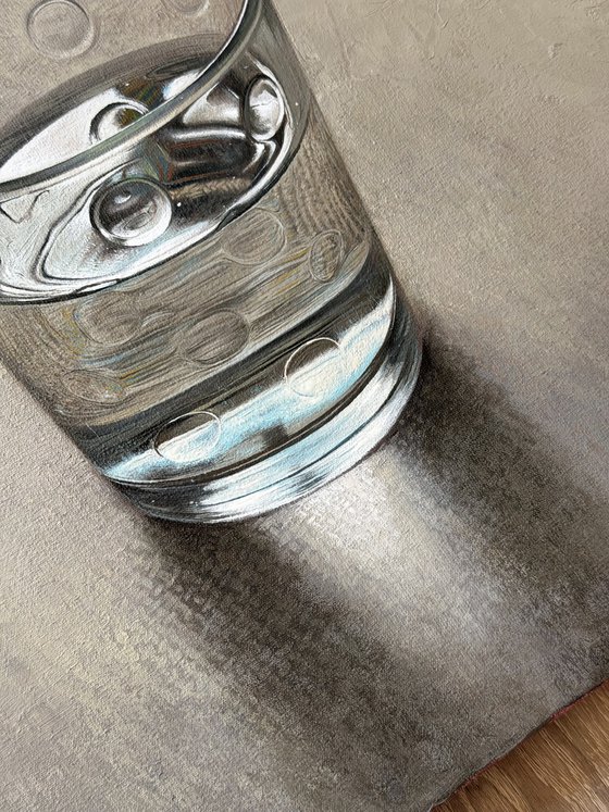 Glass of water. Still life