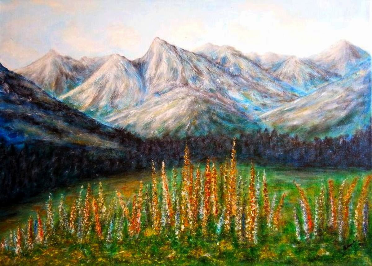 There the Tatras.. by Emilia Urbanikova