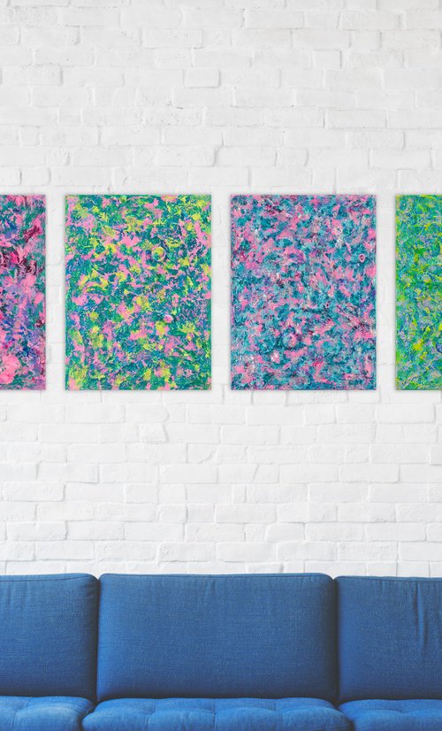 Labyrinth of Colors : TETRAPTYCH by Pamela Rys